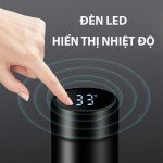 Bình giữ nhiệt thông minh hiển thị nhiệt độ miễn phí khắc logo thương hiệu